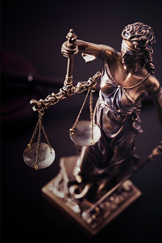 Lady Justice Image for Criminal Law Process Page